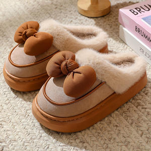 Pantuflas de Mujer con Forro de Tela de Algodón y Plataforma de EVA, Cálidas para Invierno, Otoño y Verano - Product Image 3