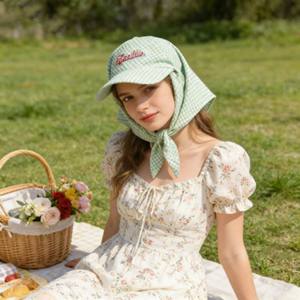 Cappello con Fascia Vintage Unisex con Motivo a Lettere/Puntini |   Cappellino da Baseball Leggero, Traspirante e Impermeabile con Ricamo, per Primavera ed Estate - Product Image 2