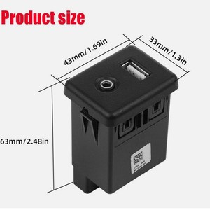 Domestic Car USB Charging Socket 12V Cigarette Lighter Adapter For Chevrolet Cruze Malibu Regal 6 Pins - Product Image 2