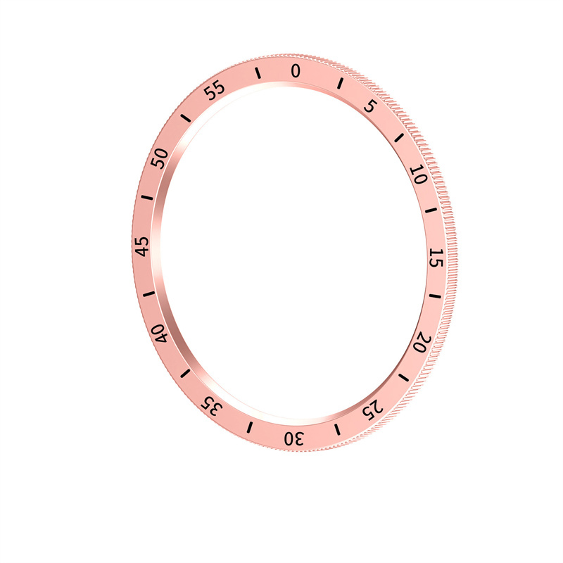 Estilo de tiempo circular 1#Oro rosa