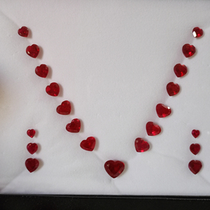 Rubí Cultivado en Laboratorio, Forma de Corazón, Gema Suelta, Rojo Intenso, Calidad Premium, Piedra Sintética para Joyería, Hecho a Mano - Product Image 5