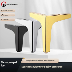 Pieds en métal modernes accessoires <span class=keywords><strong>de</strong></span> meubles <span class=keywords><strong>de</strong></span> style américain pour hôtel appartement fer lit chaise <span class=keywords><strong>pied</strong></span> matériel - Product Image 2