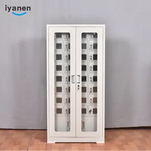 Handaiyan — armoire de rangement en métal pour téléphone portable, armoire de sécurité double, en acier, 40 portes, pour Ipad