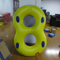 Équipement de jeu aquatique gonflable pour piscine, bouée de natation avec style sirène