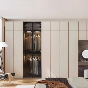Meubles de chambre à coucher sur mesure, modernes, minimalistes, de luxe, fabriqués sur mesure, dressing en MDF, armoire encastrée, gain de place - Product Image 1