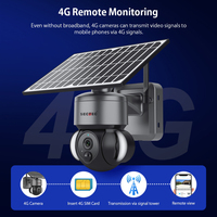 Caméra solaire Sectec Hot HD 4G de haute qualité support de moniteur étanche IP66 extérieur système alimenté par énergie solaire réseau Ip personnalisé