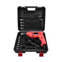 Coffret d'outils très demandé pour mécanicien, 28 pièces, avec têtes de meulage, perceuse électrique et kit de jardinage