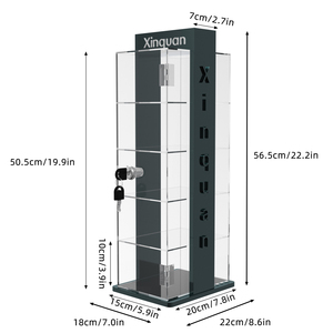 Vitrine à serrure en acrylique personnalisée vitrine d'affichage <span class=keywords><strong>de</strong></span> <span class=keywords><strong>magasin</strong></span> supports <span class=keywords><strong>de</strong></span> maquillage <span class=keywords><strong>de</strong></span> médecine <span class=keywords><strong>magasin</strong></span> <span class=keywords><strong>de</strong></span> détail tour d'affichage <span class=keywords><strong>de</strong></span> fumée <span class=keywords><strong>de</strong></span> cigarette <span class=keywords><strong>de</strong></span> bureau - Product Image 2