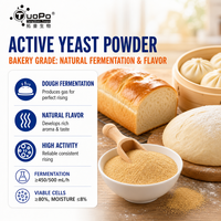 Active Yeast Powder Low Sugar Fermentation Power ≥450mL/h Natural Leavening Agent for Buns Mantou and Bread Making