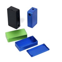 Pedal de efeito de guitarra feito sob encomenda cnc, gabinete de pedal de efeito de guitarra anodizada escovada