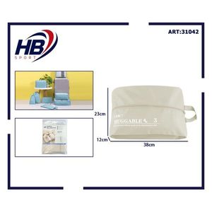 Beige Travel <b>Shoe</b> Bag 38*23*12cm Organiser for <b>Shoes</b> on the Go - Product Image 3