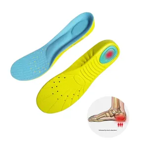 Plantillas Deportivas de PU al por Mayor, Unisex, Transpirables, Desodorantes, Cómodas, Amortiguadoras de Impactos, Plantillas Gruesas para Zapatos - Product Image 2