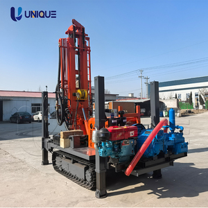Plataforma de Perforación Portátil para Pozos de Agua, con Motor Diésel, para Construcción, Perforación Rotatoria de 260 m, para Europa - Product Image 2