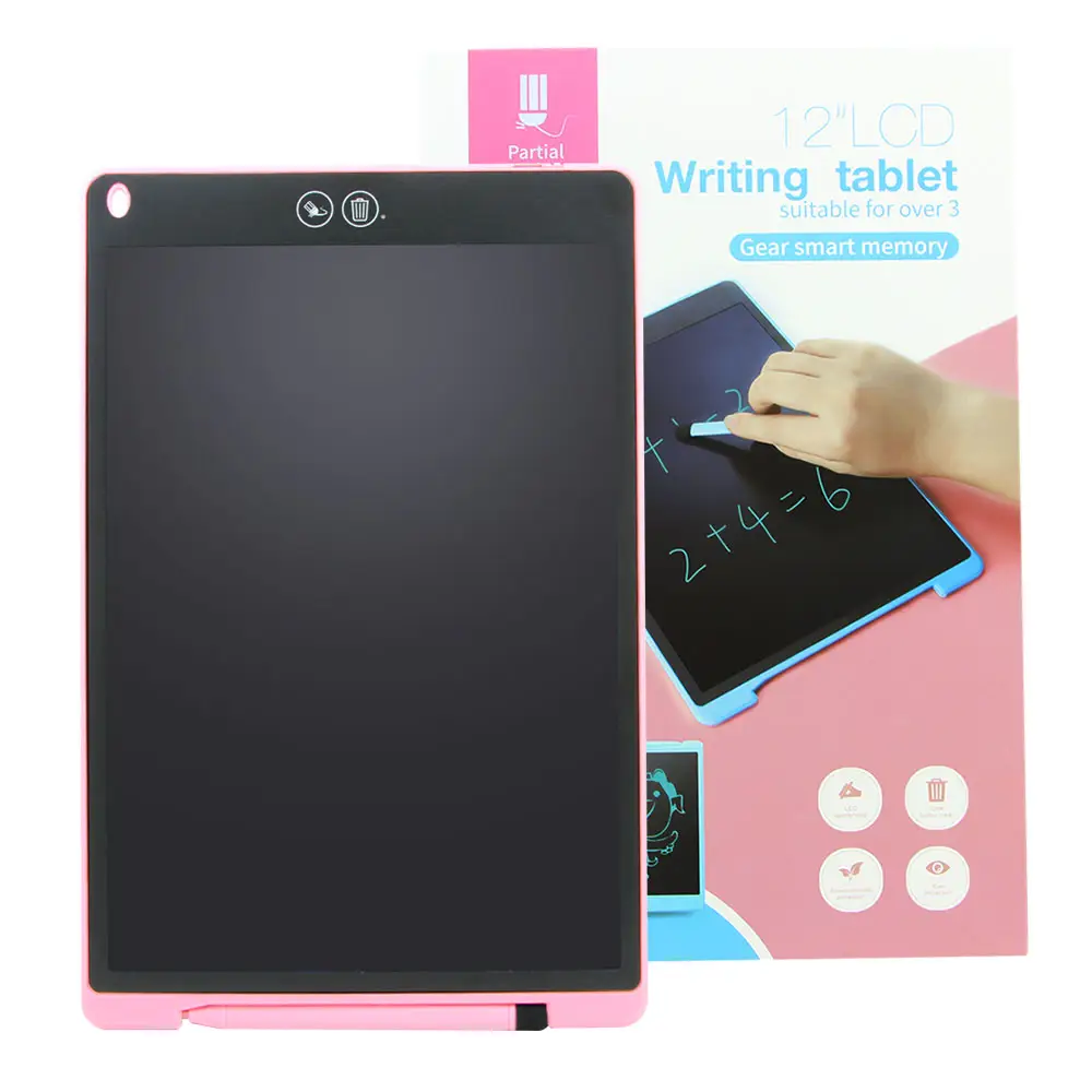 partial delete Lcd Drawing Tablet Digital Notice Smart Writing Board With Lock Key