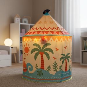<span class=keywords><strong>Castillo</strong></span> de Princesa Plegable y Portátil, Carpa de Juego Segura, No Tóxica, para Dormitorio de Niños Pequeños - Product Image 2