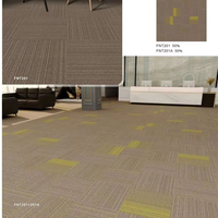 Dalles de moquette en gros pour usine 50x50cm en nylon ignifuge lavable amorti insonorisant pour revêtement de sol domestique