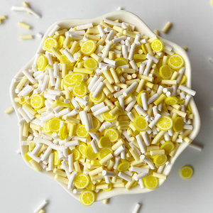 Hengxin-arcilla polimérica para uñas, rebanadas mezcladas de limón, para limo/Nail Art/manualidades, 1 KG por bolsa - Product Image 1