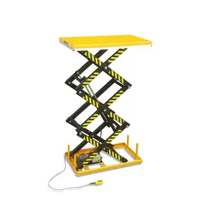 Mesa elevadora de carga hidráulica, plataforma elevadora, eléctrica, 3 toneladas, 1 tonelada - Product Image 1