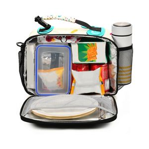 Kids Insulated <b>Lunch</b> <b>Bag</b> Waterproof Cooler Tote Thermal Food Storage <b>Bag</b> with Shoulder Strap for School Travel - Product Image 2
