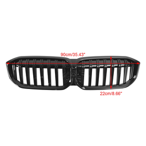 Per BMW serie 3 G20 <span class=keywords><strong>G21</strong></span> 320i/330i/M340i/318i/320d griglia a rene anteriore 2023 2024 griglia nera lucida - Product Image 2