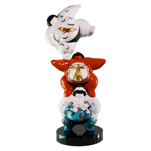 Escultura de <span class=keywords><strong>Sumo</strong></span> de Fibra de Vidrio Pintada a Mano de 10 Pies, Personalizada Directamente de Fábrica, para Decoración de Galerías de Arte, Hogares, Oficinas, Hoteles y Tiendas - Product Image 4