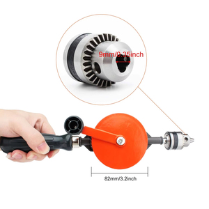 Perceuse manuelle à manivelle de 1/4 pouce, capacité 0,6-6 mm, pour bijoux, bois, plastique, acrylique et poinçonnage de circuits imprimés - Product Image 1