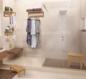 Marchepied en bambou durable pour enfants tout-petits Repose-pieds en <span class=keywords><strong>bois</strong></span> de bambou Tabouret d'entraînement au pot antidérapant Design écologique multifonction - Product Image 5
