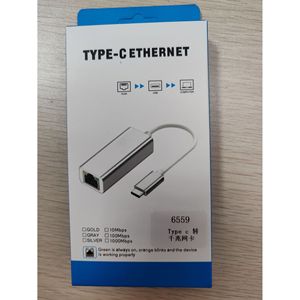 USB <b>Type</b> <b>C</b> To Ethernet <b>Adapter</b> Gigabit Network Card For Laptop PC Wired Connection Stable High Speed Internet Access - Product Image 3