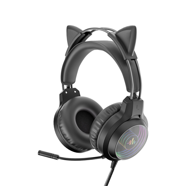 Soyto G40 RGB Wired Gaming Computer E-sports Headset 7.1 Surround Sounds Over Ear Laptop Headphones with Mic for PS4 PS5 Xbox