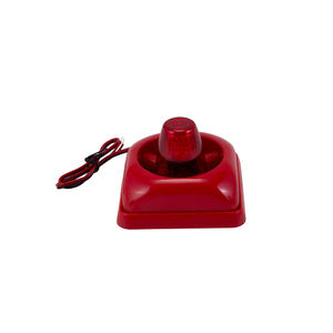 Sirena estroboscópica de fuego pequeño para patio doméstico al por mayor, alarma de sirena de 100 estroboscópica Db, sirena estroboscópica de 90 horas/minutos - Product Image 1