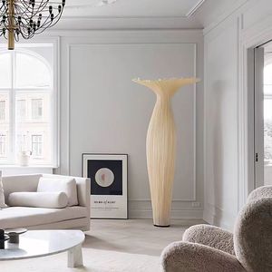 <span class=keywords><strong>Japanese</strong></span> japon vazo dekoratif standı işık otel oturma odası Villa modern kumaş tasarımcısı yaratıcı İskandinav zemin lambası - Product Image 6