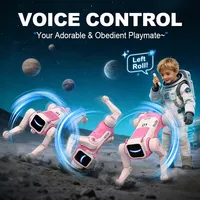 Perro Robot Eléctrico de Control Remoto de 24 GHz, Canta y Baila, Juguete Inteligente RC, Listo para Usar, Regalo Divertido para Niños de 8 Años en Adelante