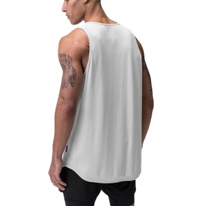 Gym Fitness Wear Stringer <b>Singlet</b> High Quality Wholesale Sleeveless <b>Men</b> Cotton Training Tank Top - Product Image 2