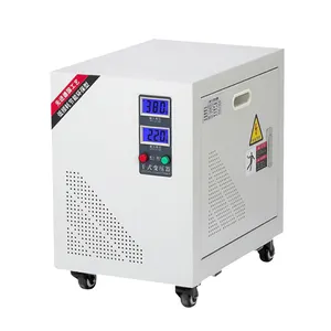 Harga kompetitif kualitas tinggi 2kva 3kva 380v sampai 220v 3 fase 50/60Hz standar tinggi tiga fase kering jenis transformator isolasi