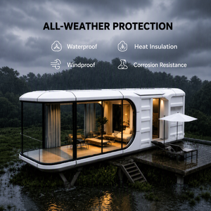 <span class=keywords><strong>Casa</strong></span> Cápsula de Lujo, <span class=keywords><strong>Casa</strong></span> Modular Prefabricada, Cabaña Móvil Portátil, <span class=keywords><strong>Casa</strong></span> de Cristal, Mini <span class=keywords><strong>Casa</strong></span> Inteligente para Vivir <span class=keywords><strong>en</strong></span> Villas y Resorts - Product Image 5