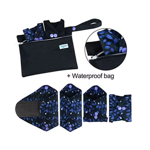 Coussinets <span class=keywords><strong>pour</strong></span> incontinence <span class=keywords><strong>urinaire</strong></span> au charbon de bambou respirant taille personnalisée directe de l'usine coussinets menstruels féminins en tissu réutilisables <span class=keywords><strong>pour</strong></span> femmes - Product Image 3