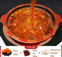 Ingrédients de base pour fondue chinoise, base de soupe Mala, base de bouillon asiatique pour fondue chinoise