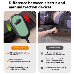 家庭用電気リクライニングトラクションベッドスチール構造ネックウエストストレッチャーなだめるような物理的な吊り下げスポーツエンターテインメント - Product Image 3