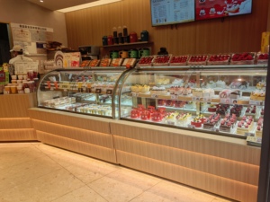 BREVIT Fábrica Venta caliente estilo tienda de conveniencia refrigeradores expositores postre y bocadillo para gabinete de pasteles Panadería - Product Image 4