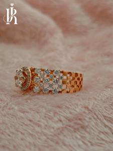 Anillo de Diamante Cultivado en Laboratorio Personalizado, Oro de 14k, Corte Brillante Redondo, Color D E, Joyería de Lujo para Mujer, RIZTA JEWELS - Product Image 4