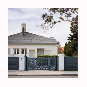 Porte de maison pour les maisons Design <span class=keywords><strong>Laser</strong></span> Cut Aluminium Modern Art Graphic Design Villa Door Sliding Traditional - Product Image 6