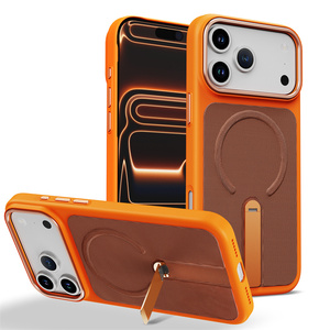Techwoven เคสมือถือโลหะแม่เหล็กแท้สำหรับ iPhone 17 16 15 14 PRO MAX มีพื้นผิวผ้าเคสด้านหลัง - Product Image 4