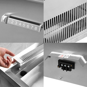 Table de cuisson à haute puissance de <span class=keywords><strong>12kw</strong></span>, comptoir de restaurant commercial de qualité, cuisinière à induction électrique concave pour cuisine chinoise Wok - Product Image 6