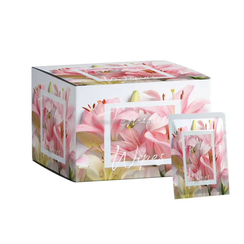 Private Label Individually Wrapped Feminine Wipes For Personal Hygiene