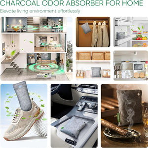 Than tre hoạt tính lọc không khí túi loại bỏ mùi hôi và độ ẩm thiên nhiên tươi túi lọc không khí - Product Image 6