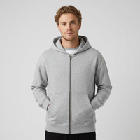 Sweat-shirts à capuche personnalisés pour hommes, en coton épais avec doublure polaire, qualité supérieure, prix de gros, faible quantité minimale, avec fermeture éclair