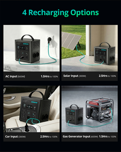 Generador solar Sorein de 600w, UPS con batería de litio Lifepo4 de 640Wh, estación de energía portátil con paneles solares - Product Image 3