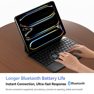 Étui clavier Bluetooth 5.3 RICHISON pour <span class=keywords><strong>iPad</strong></span> <span class=keywords><strong>Air</strong></span>/Pro 11, clavier magnétique avec pavé tactile, 78 touches rétroéclairées sans fil - Product Image 4