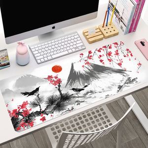 Sanxing Rectangular Anime Cartoon Art <b>Mouse</b> Pad 900x300mm Natural Rubber Office Desk <b>Mat</b> Cherry Blossom Landscape Design Stock - Product Image 3