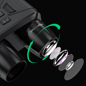 <span class=keywords><strong>Jumelles</strong></span> de vision nocturne Goodero Lunettes rechargeables 4k 5x Zoom Caméra numérique de chasse <span class=keywords><strong>avec</strong></span> observation entièrement en noir à distance - Product Image 5